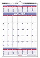 6RMR2 Wall Calendar, Monthly, 15-1/2 x 22-3/4 In
