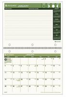 6RMR6 Desk/Wall Calendar, Monthly, 11 x 8-1/2 In