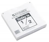 6RMR7 Wall Calendar Refill, Daily, 8-1/2x8, White