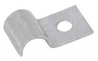 6RNC3 Half Clamp, Galvanized, Dia 5/8 In, PK 50