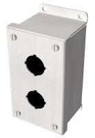 6RNF7 Pushbutton Enclosure, 2 Hole, 22mm, 304 SS