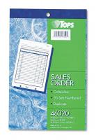 6RNJ7 Sales Order Book, 5-1/2 x 7-7/8, 2-Part