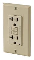 6RRD7 GFCI Receptacle, 20A, 5-20R, Ivory