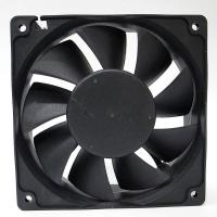 6RRJ9 Axial Fan, 12VDC, 4-11/16In H, 4-11/16In W