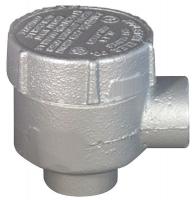 6RVA3 Conduit Outlet Box, HazLoc, EA, 3/4Hub, Iron
