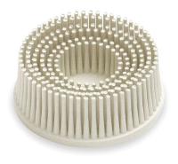 4YJZ3 Bristle Disc, 1 In Dia, 5/8 Trim, 120G, PK20