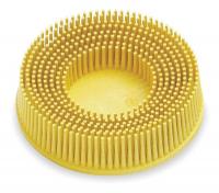 6RX80 Tapered Bristle Disc, 3 In Dia, 80G