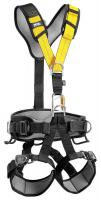 6TEL3 Full Body Harness, S/M, 310 lb., Blk/Ylw