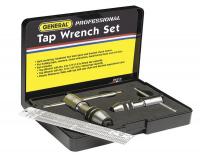 6TFF6 Tap Wrench Set, Rev, Ratch, 1/4, 1/2 In, 3 Pc