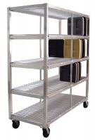 6TJD7 Mobile Tray Drying Rack, 4 Levels
