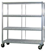 6TJD8 Mobile Tray Drying Rack, 3 Levels