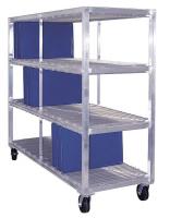 6TJE0 Mobile Tray Drying Rack, 3 Levels