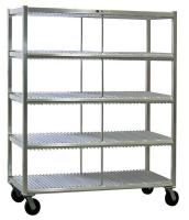 6TJE1 Mobile Tray Drying Rack, 4 Levels