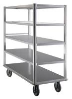 6TJE6 Queen Mary Cart, Aluminum, 5 Shelves