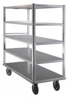 6TJE7 Queen Mary Cart, Aluminum, 5 Shelves