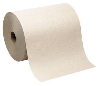 6TKF3 Paper Towel Roll, SofPull, Br, 1000ft., PK6