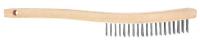 6TNH0 Shoe Hndl Scratch Brush, Rows 4 x 15, SS