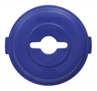 6TUC1 Recycling Single Stream Lid, Blue, 24