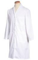 6TUF9 Lab Coat, XL, White, 39-1/2 In. L