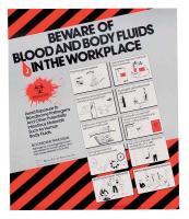 6TVJ9 Biohazard Poster, 24 x 20In, Laminated PPR