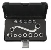 6TZV9 Reversible Wrench Set, SAE, 6 pt., 13 PC
