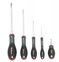 6UAF4 Screwdriver Set, Slotted, 3/32 to3/16, 5 Pc