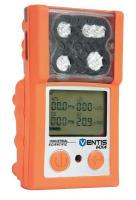 6UAU7 Multi-Gas Detector, 4 Gas, -4 to 122F, LCD