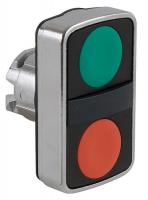 6UDN3 Pushbutton Operator, 2 Flush, Green, Red