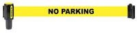 6UEJ2 Yellow, Poly Fabric, No Parking, Banner, 5pk