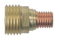 6UGZ5 Gas Lens, Copper / Brass, 1/8 In, Pk 2