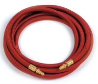 6UHF7 Power Cable, Red Braided Rubber, 12.5 Ft