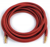 6UHG3 Power Cable, Red Braided Rubber, 25 Ft