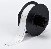 6UMT0 Raised Profile Label, Black, 1 In. W