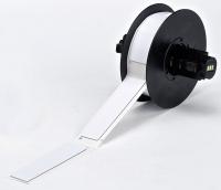 6UMT1 Raised Profile Label, Black, 3/4 In. W