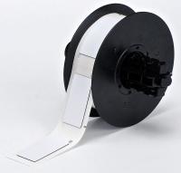 6UMU3 Raised Profile Label, Red, 3/5 In. W