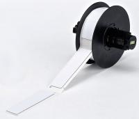 6UMV4 Raised Profile Label, White, 1 In. W