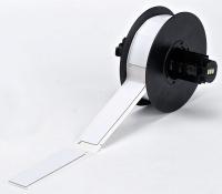 6UMV5 Raised Profile Label, White, 2-1/2 In. W