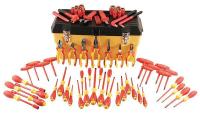 6UUG7 Electricians Insulated Tool Set, 66 Pc