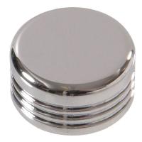 6UYY9 Bolt Cap, Button Spoke, M6, Chrome