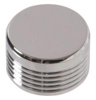 6UYZ3 Bolt Cap, Hex Spoke, M8, Chrome
