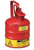 6UZN1 Type I Safety Can, 1 gal., Red, 11-1/2In H