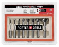 6VED9 Forstner Drill Bit Set, 1/4 To 1-3/8, 8 Pc