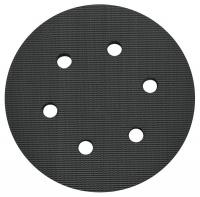 6VEE2 Backing Pad, 6-Hole, Hook/Loop, 6 In Dia