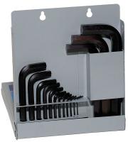 6VEP9 Hex Key Set, 0.28 - 5/8 In., L-Shaped, Shrt