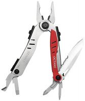 6VEU0 Multi-Tool, 10 Tools, 12 Function, 4 In, Red