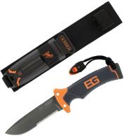 6VEU9 Fixed Blade Knife, 4-13/16In, RubberHandle