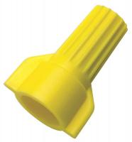 6VG26 Wire Connector, Wingtwist, Yellow, PK 100