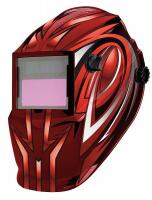 6VKF8 Welding Helmet, Grind Red