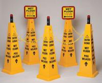 6VKT1 TRFC Cone Kit, Wet Floor, Yellow