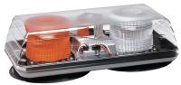 6VKW7 Lightbar, Strobe, Ambr/Clr, Mag/Suct, 16 In